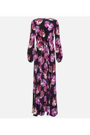 Diane von Furstenberg Vestido largo Sydney en mezcla de seda