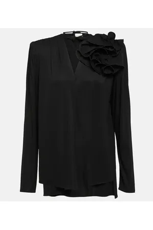 MAGDA BUTRYM Blusa con apliques florales