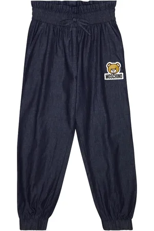 Moschino Jeans Teddy Bear con bajos bordados