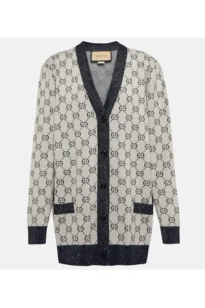 Gucci Cárdigan GG de jacquard metalizado