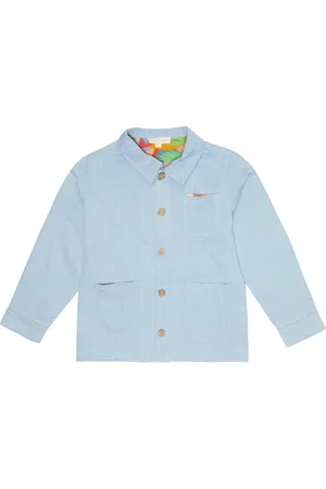 Louise Misha Chaqueta Raphael de denim bordada
