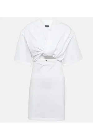 Jacquemus Vestido corto La Robe Bahia fruncido