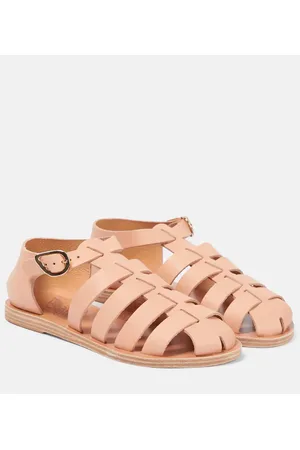 Ancient Greek Sandals Sandalias de pescador Homeria de piel