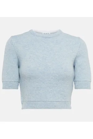 Alaïa Alaïa Jersey cropped de lana
