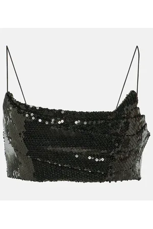 ALEX PERRY Crop top con lentejuelas