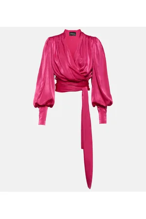 Costarellos Blusa Mouglalis de satén