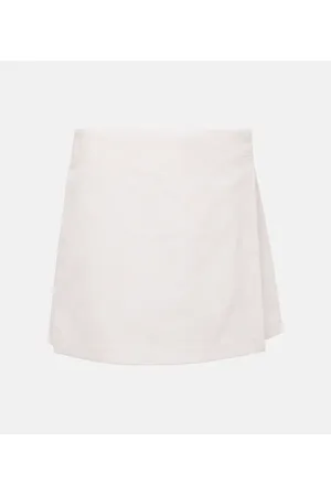 Chloé Chloé Falda pantalón de algodón de tiro alto