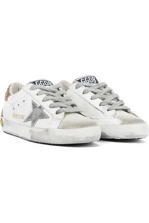 Golden Goose Zapatillas Super-Star de piel con glitter
