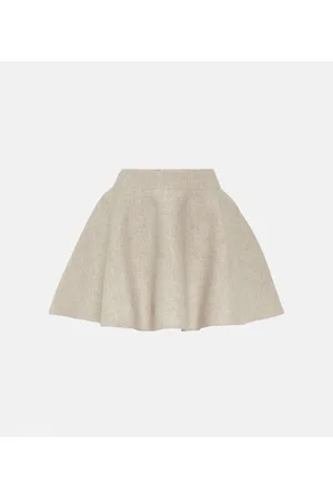 Alaïa Alaïa Minifalda flared en mezcla de lana