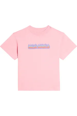 Palm Angels Camiseta Flames de jersey de algodón