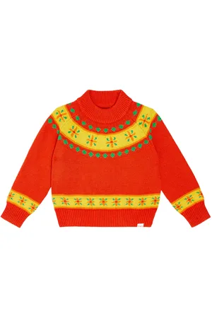 Tiny Cottons Jersey Folky de lana y algodón