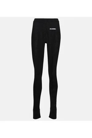 Jil Sander Leggings con logo