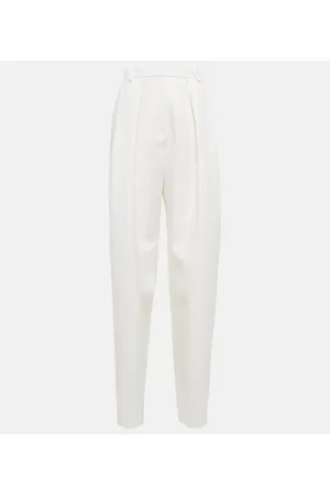 MAGDA BUTRYM Pantalones tapered de lana y seda