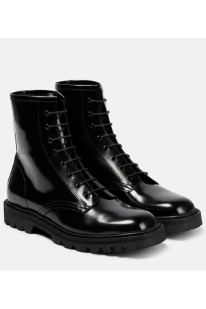 The Row Botines Ranger de piel