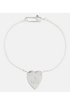 Gucci Pulsera de cadena de plata de ley