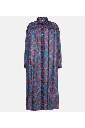 ERES Vestido camisero Dj de gasa de algodón