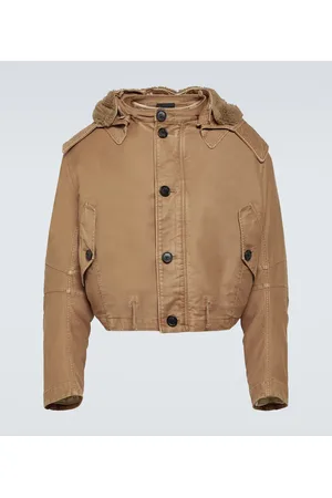 Prada Bomber con ribete de pelo sintético