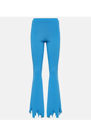 J.W.Anderson Pantalones slim acanalados desgastados