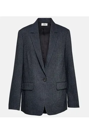 Vince Blazer de franela con raya diplomática