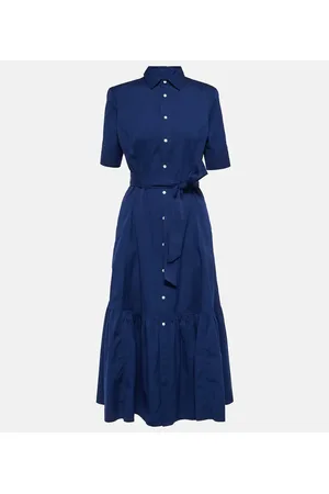 Ralph Lauren Vestido camisero de algodón