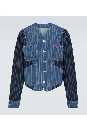 Kenzo Chaqueta de denim a rayas