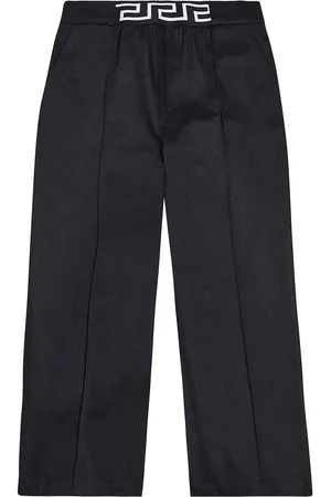 VERSACE Pantalones Greca de algodón