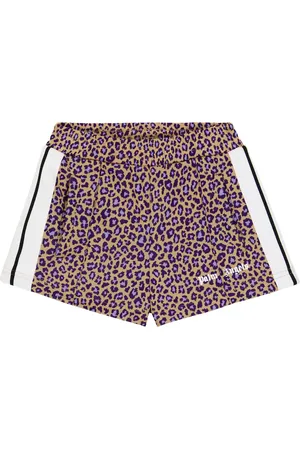 Palm Angels Shorts deportivos con estampado animal