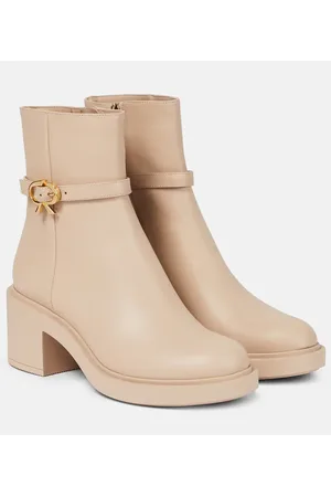 Gianvito Rossi Botines Ribbon Dumont de piel