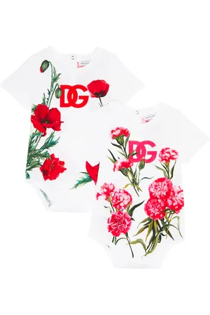 Dolce & Gabbana Bebé - set de 2 bodies de algodón