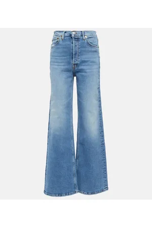 RE/DONE Jeans anchos 70s de tiro alto