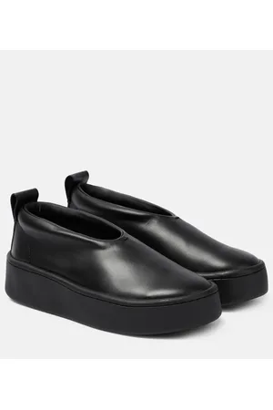 Jil Sander Zapatillas slip-on de piel