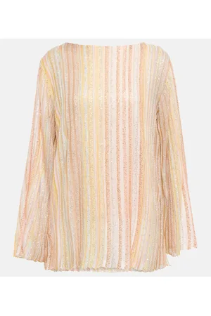 Missoni Jersey a rayas con lentejuelas