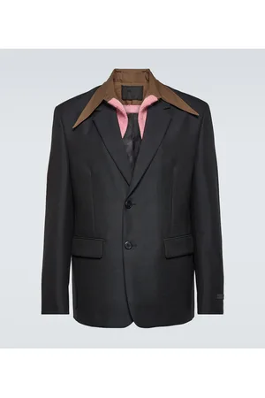 Prada Chaqueta de traje de lana y mohair