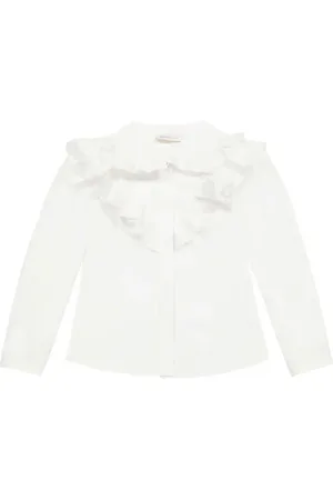 MONNALISA Camisa en popelín de algodón