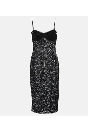 Oseree Oséree Vestido midi O-Lover de encaje floral