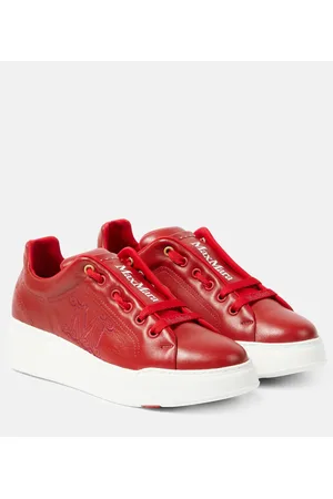 Max Mara Zapatillas Maxi de piel