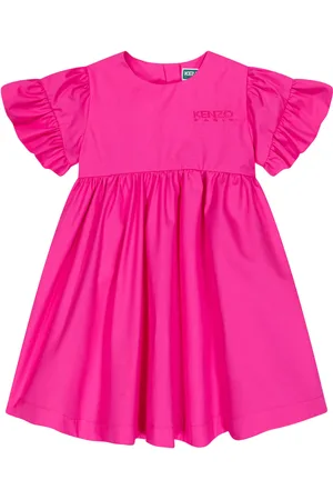 Kenzo Vestido de algodón con logo