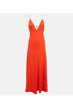 Stella McCartney Vestido de fiesta en crepé