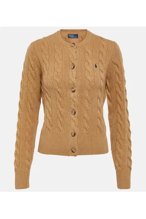 Ralph Lauren Cárdigan trenzado de lana y cachemir