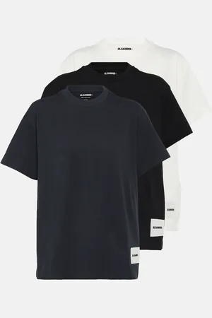 Jil Sander Set de 3 camisetas de jersey de algodón