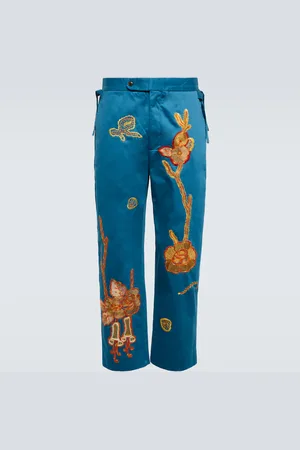 BODE Pantalones Bell Flower de algodón