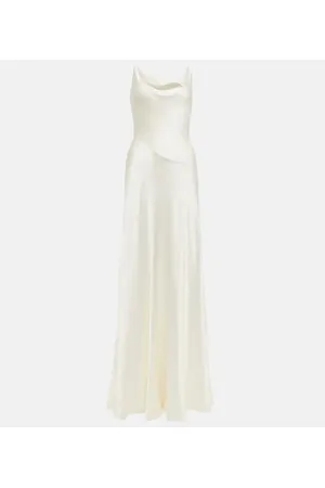 Roksanda Vestido de fiesta Nadia de satén de seda