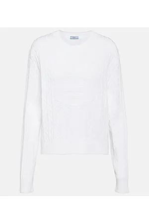 Prada Jersey de algodón con logo