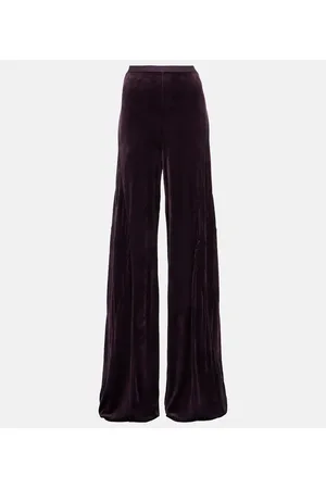 Rick Owens Pantalones de terciopelo