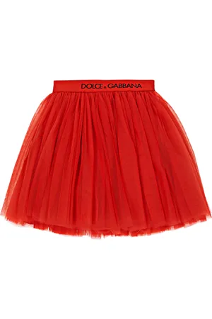 Dolce & Gabbana Falda de tul con logo