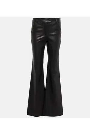 Dorothee Schumacher Pantalones flared Sleek Statement de piel