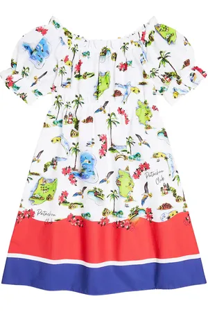 PATACHOU Vestido de algodón a rayas