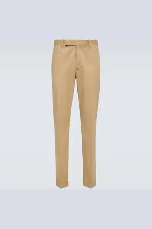 Ralph Lauren Pantalones rectos de mezcla de algodón