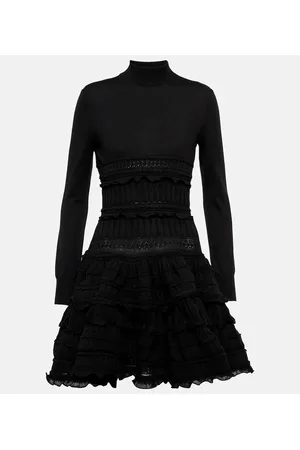 Alaïa Alaïa Vestido corto Crinoline de lana