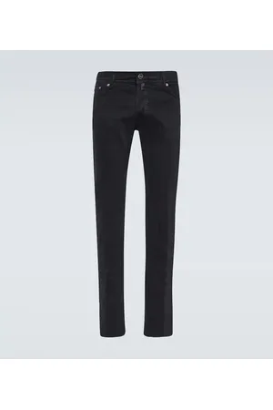 Kiton Jeans rectos de tiro medio
